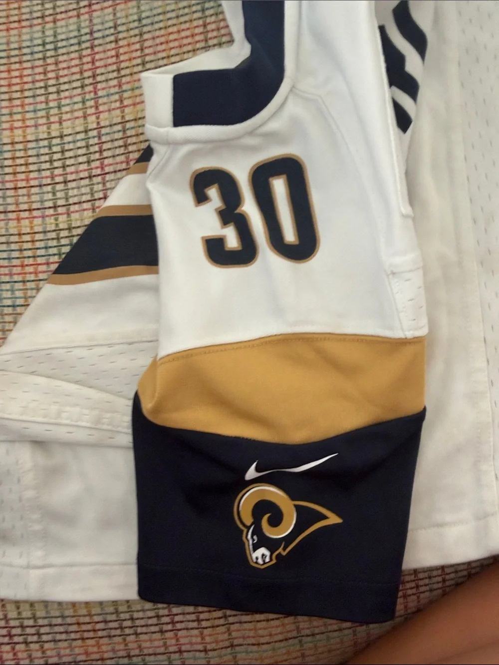 Youth Nike White Los Angeles Rams #30 Jersey